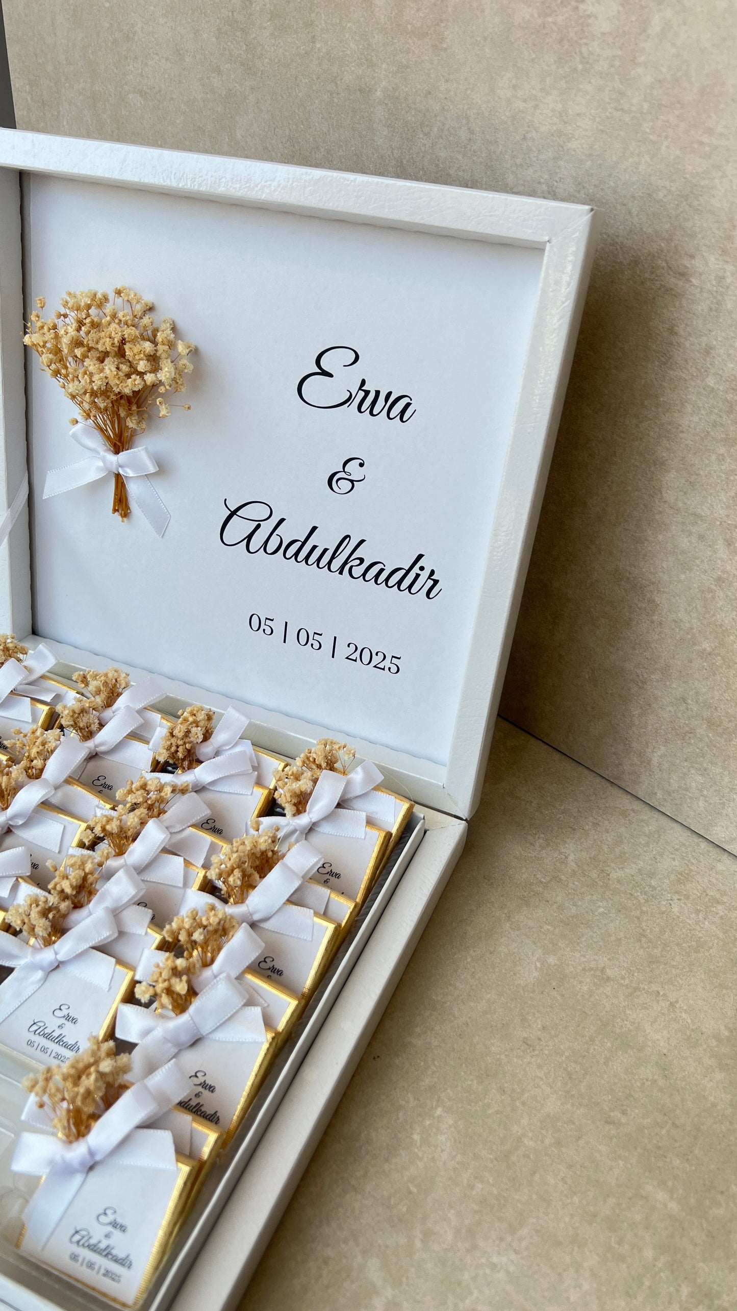 Schokobox Hochzeit, Standesamt, Verlobung