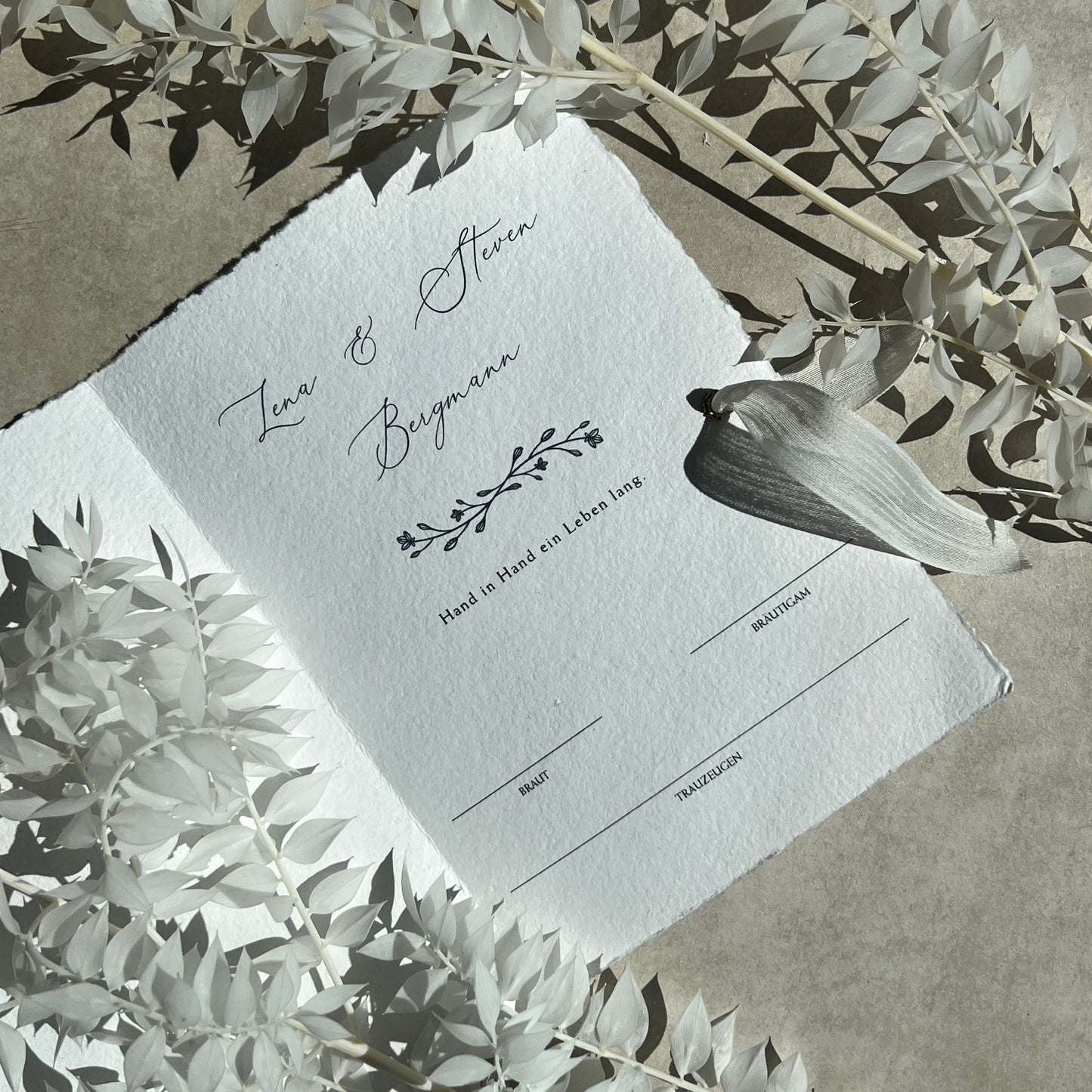 Eheurkunde als Heft in A5 und A4 | Wedding certificate, Trauung, freie Trauung, Standesamt, we Said Yes, Zivil Wedding, zwei Größen