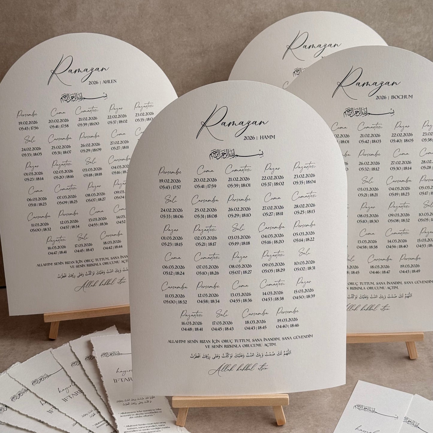 Fastenkalender / Ramadan Takvim mit Bogen