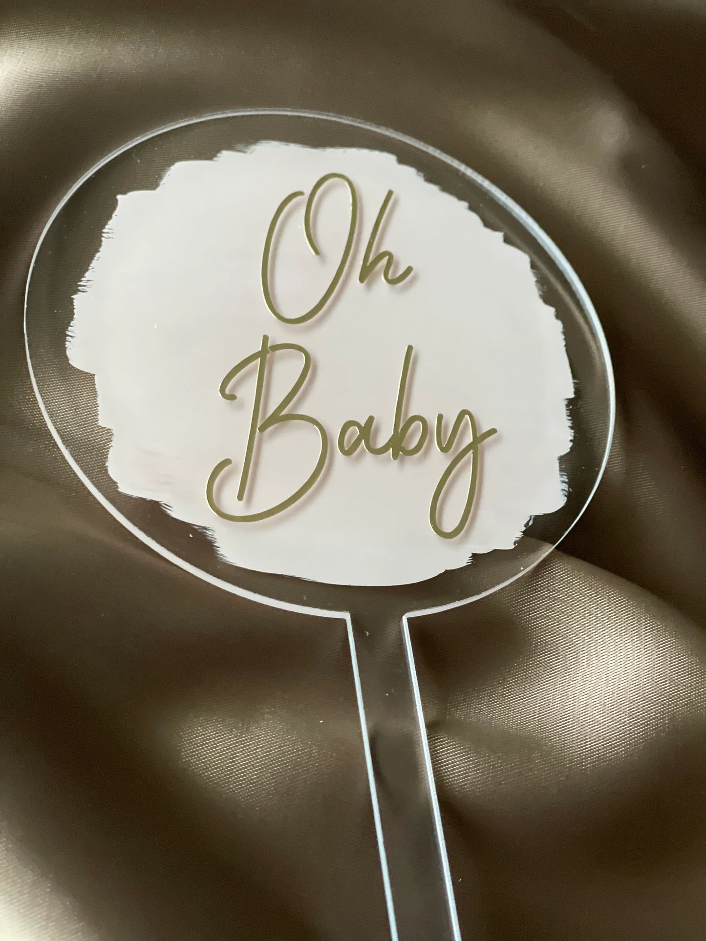 Personalisierte Acryl Torten Topper