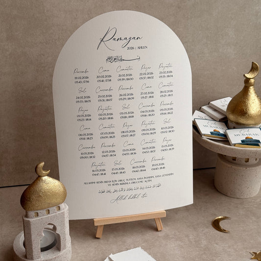 Fastenkalender / Ramadan Takvim mit Bogen