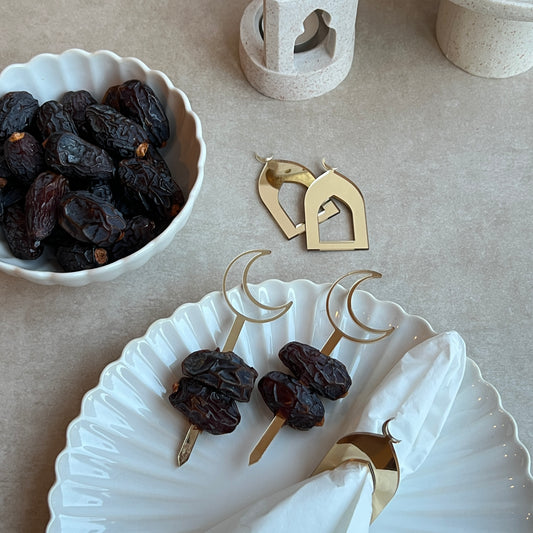 Ramadan Tischdeko | Datteln Stäbchen & Serviettenring